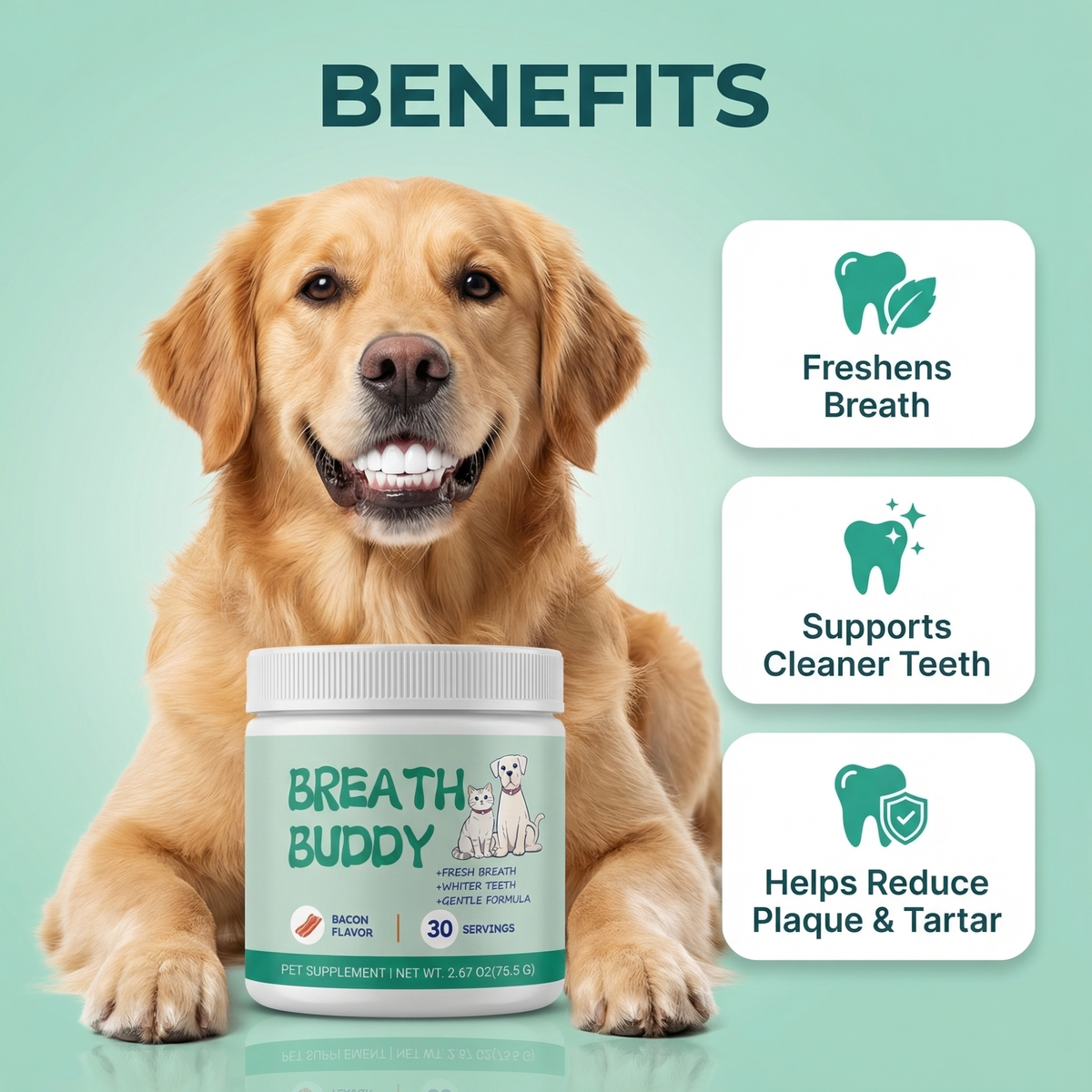Breath Buddy Dental Powder