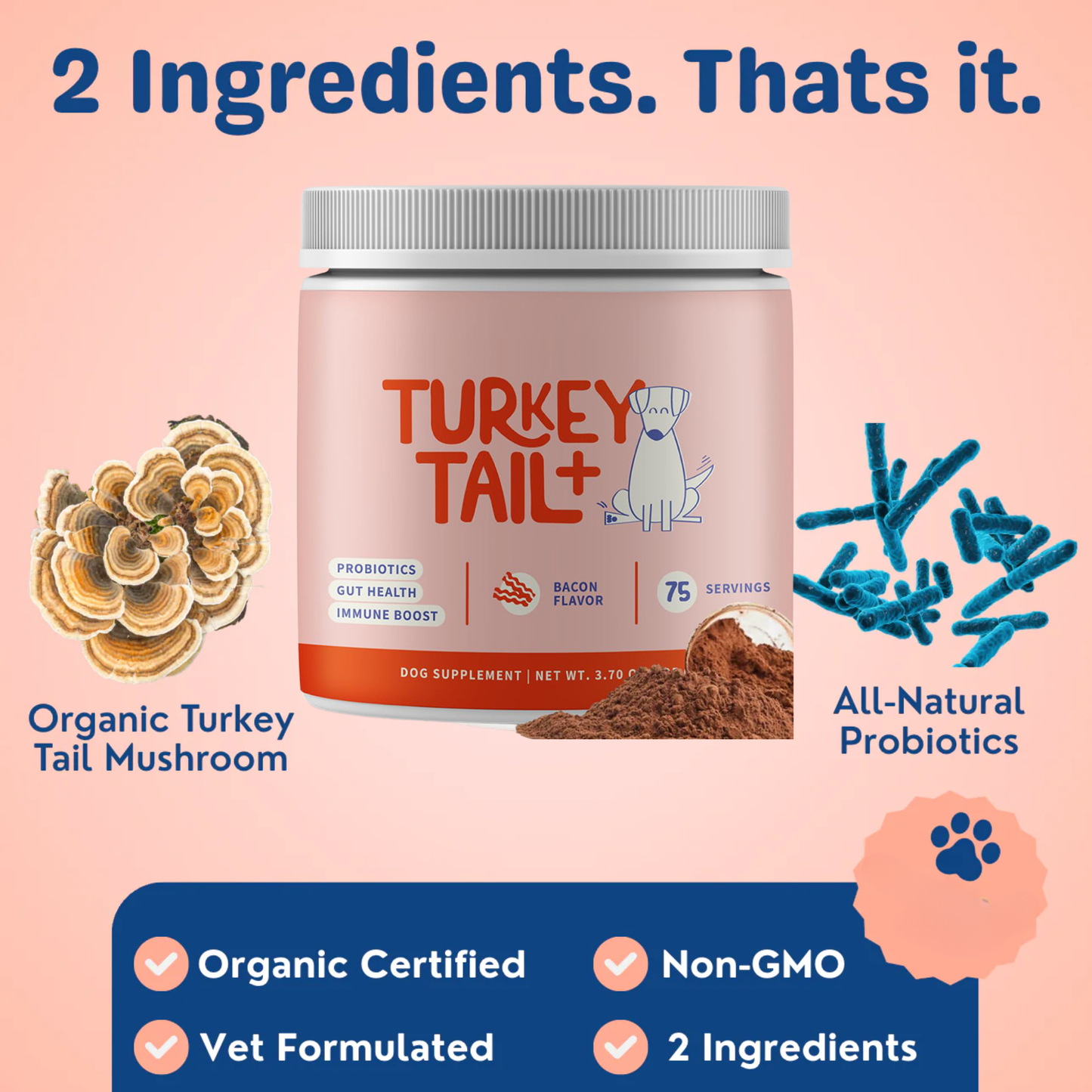 Turkey Tail+ Immune Boost Probiotic